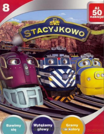 Stacyjkowo nr 8 + 50 naklejek [KSIĄŻKA]