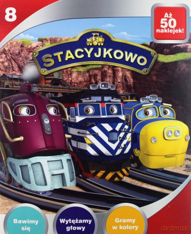 Stacyjkowo nr 8 + 50 naklejek [KSIĄŻKA]