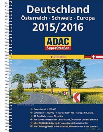 SuperStrassen ADAC. Deutschland 2015/2016 [KSIĄŻKA]