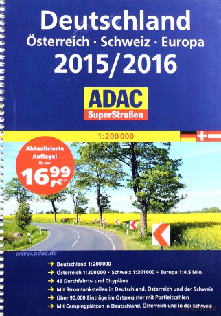 SuperStrassen ADAC. Deutschland 2015/2016 [KSIĄŻKA]