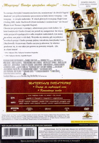 Cztery wesela i pogrzeb [DVD]
