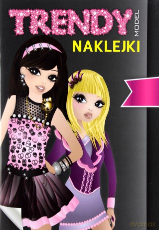 Trendy model. Naklejki (czarna) [KSIĄŻKA]