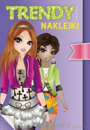 Trendy model. Naklejki (fioletowa) [KSIĄŻKA]