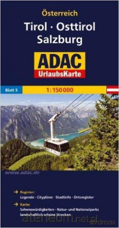 UrlaubsKarte ADAC. Osterreich 1:150 000