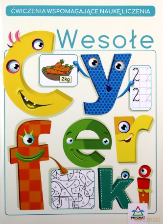 Wesołe cyferki. Ćwiczenia wspomagające naukę liczenia - Ewelina Zakrzewska [KSIĄŻKA]