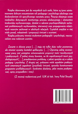 Wokół roli i zadań pedagoga i psychologa w szkole [KSIĄŻKA]