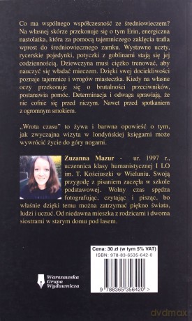 Wrota czasu - Zuzanna Mazur [KSIĄŻKA]