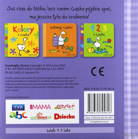 Dobranoc gąsko - Laura Wall (twarda) [KSIĄŻKA]