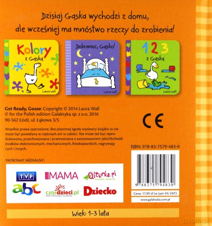 Wstawaj gąsko - Laura Wall (twarda) [KSIĄŻKA]