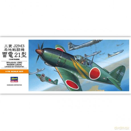 HASEGAWA Mitsubishi J2M3 Raiden