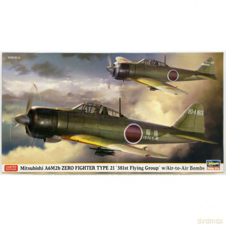 HASEGAWA Zero type 21 381 st Flying