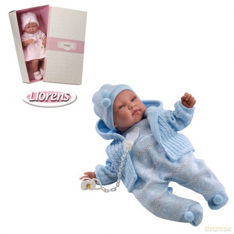 LLORENS Lalka noworodek 44 cm płaczący