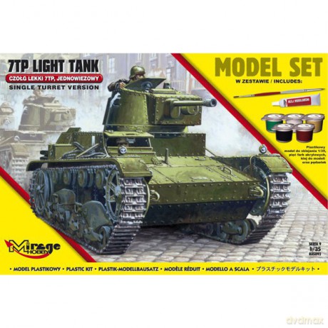 MIRAGE Polski lekki czołg 7TP set