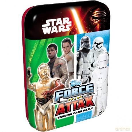 TOPPS Gwiezdne Wojny puszka z kartami (Star Wars) [KARTY]