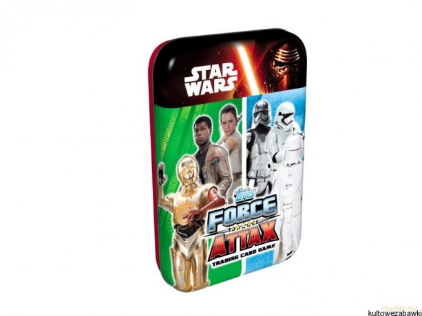 TOPPS Gwiezdne Wojny puszka z kartami (Star Wars) [KARTY]