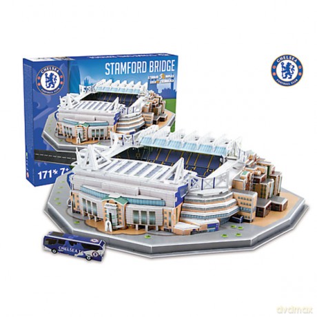 NANOSTAD Model stadionu Chelsea [PUZZLE]