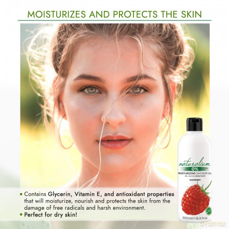 Naturalium Żel pod prysznic Malina 500 ml