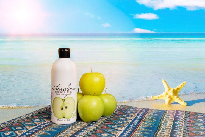 Naturalium Żel pod prysznic zielone jabłko 500 ml