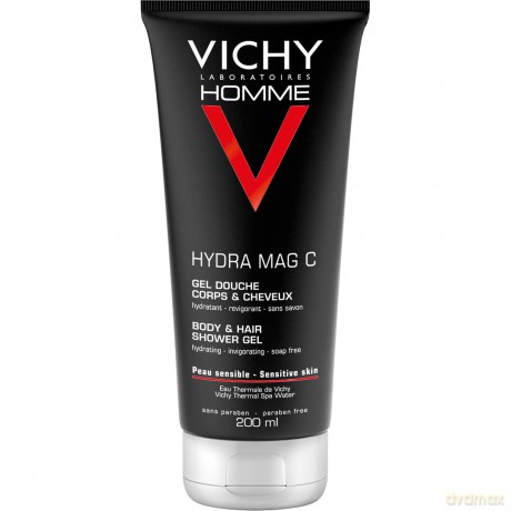 Vichy Nawilżający Żel pod prysznic Homme Hydra Mag C 200 ml