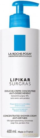 La Roche-Posay Żel pod prysznic dla skóry suchej Lipikar Surgras 400 ml
