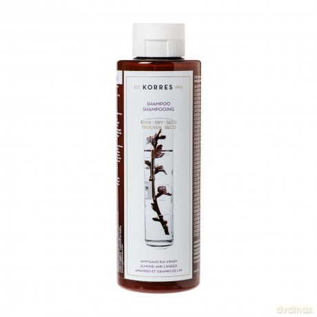 Korres Szampon do włosów suchych i zniszczonych s mandlí a lnem a BIO extrakty