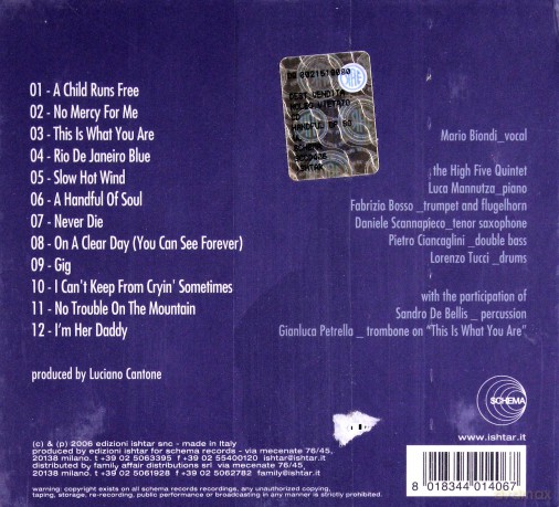 Biondi, Mario And The High Five Quintet: Handful Of Soul (digipack) [CD]