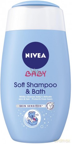 Nivea Szampon i płyn do kąpieli dla dzieci 2 w 1 Baby 200 ml