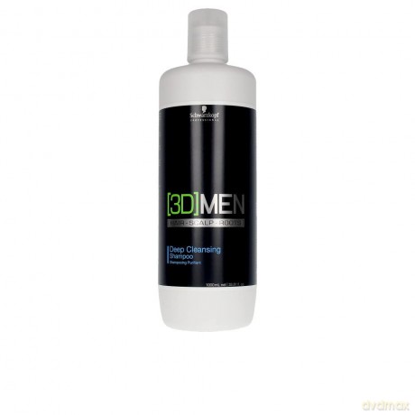 Schwarzkopf Szampon dla mężczyzny 3D Deep Cleansing Shampoo 1000 ml