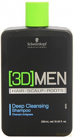 Schwarzkopf Szampon dla mężczyzny 3D Deep Cleansing Shampoo 250 ml