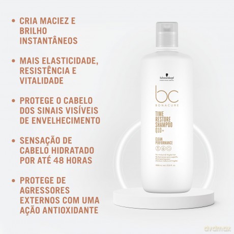 Schwarzkopf Szampon s koenzymem Q10 Time Restore Shampoo 1000 ml