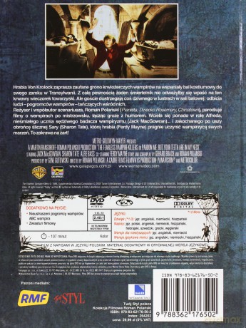 Kolekcja Filmowa Roman Polański 04: Nieustraszeni pogromcy wampirów (booklet) [DVD]