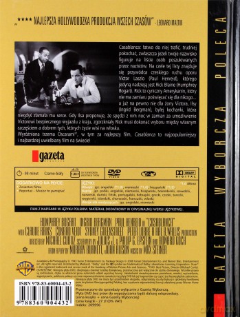 Casablanca (Kolekcja Gazety Wyborczej 6) [DVD]