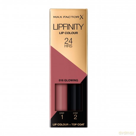 Max Factor Szminka Lipfinity 2,3 + 1,9 ml 016 Glowing