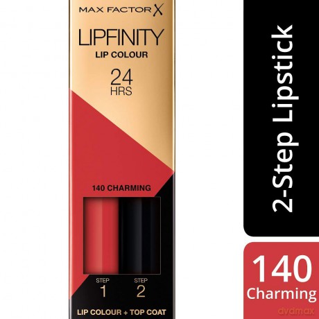 Max Factor Szminka Lipfinity 2,3 + 1,9 ml 140 Charming