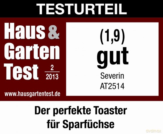 Automatyczny toster Severin AT 2514 (850 Watt), stal nierdzewna