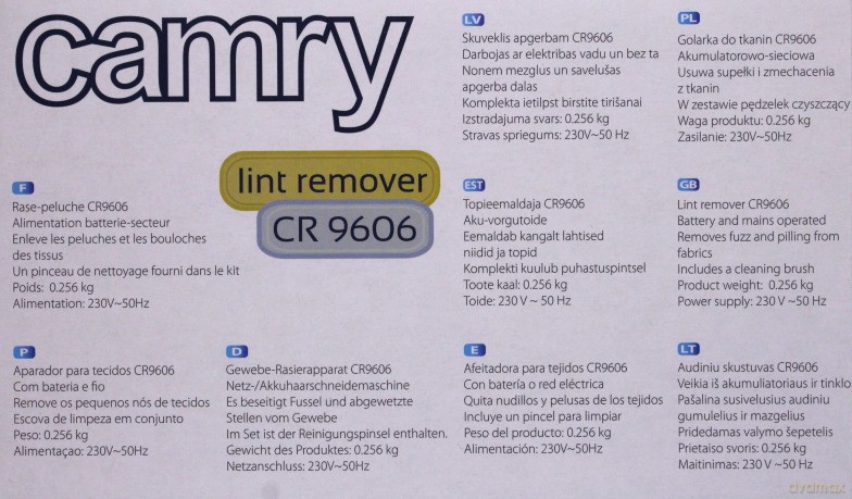 Golarka do ubrań Camry CR 9606