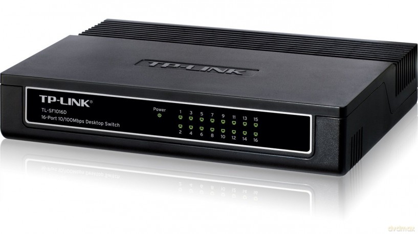 TP-Link TL-SF1016D Desktop Switch (16x 10/100MBit/s RJ45)