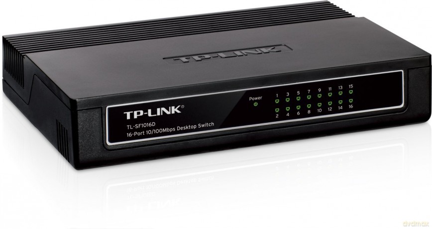 TP-Link TL-SF1016D Desktop Switch (16x 10/100MBit/s RJ45)