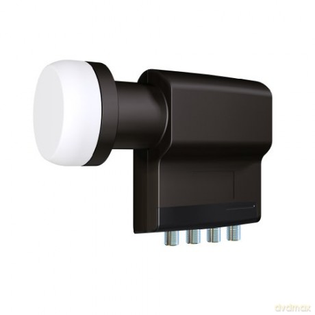 INVERTO Premium Quad Output Satellite LNB - Black