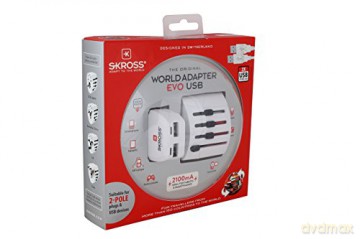 SKROSS Adapter World Travel z USB