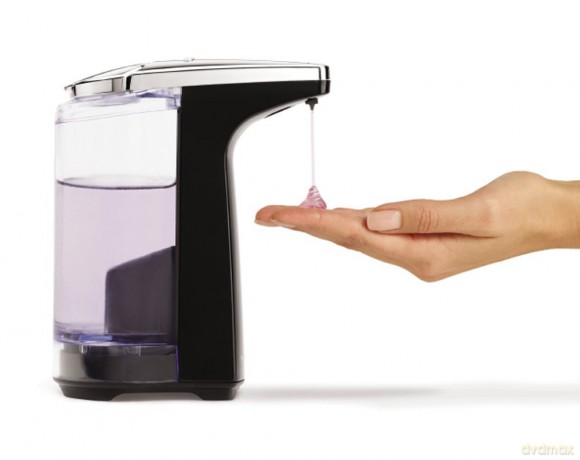 Simplehuman Kompaktowy dozownik mydła z czujnikiem + próbka mydła