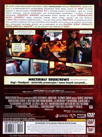 Deadpool (booklet) [DVD]