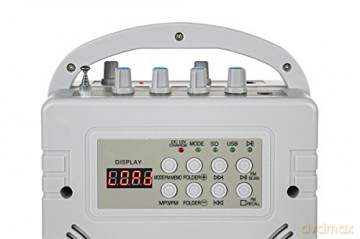 Azusa SH-130 Mikrofon ze wzmacniaczem 50 W, DJ Set