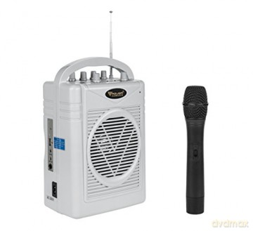 Azusa SH-130 Mikrofon ze wzmacniaczem 50 W, DJ Set
