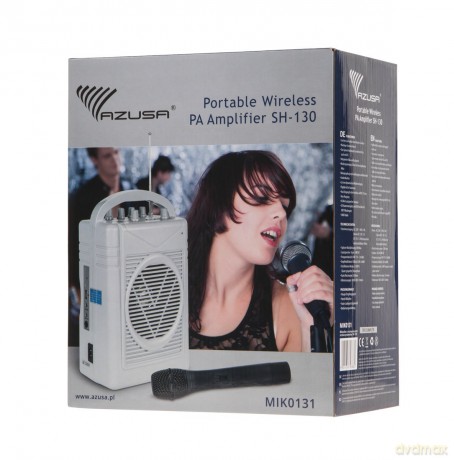 Azusa SH-130 Mikrofon ze wzmacniaczem 50 W, DJ Set