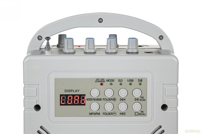 Azusa SH-130 Mikrofon ze wzmacniaczem 50 W, DJ Set