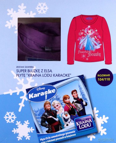 Frozen soundtrack (Kraina Lodu) karaoke BOX 104/110 FIOLET [CD]