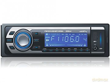 Audiocore AC9300B Radio samochodowe KFZ USB 16GB MMC SD MP3 WMA RDS wyświetlacz LCD 4 x 50W