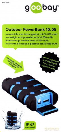 Goobay Outdoor Powerbank 10050 mAh