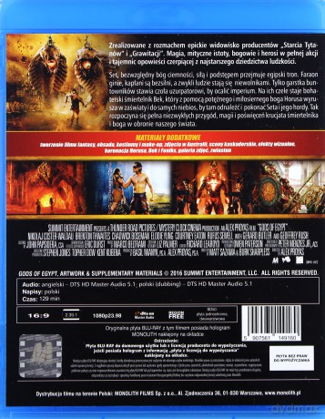 Bogowie Egiptu [Blu-Ray]